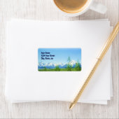 Spring Tetons VISION-label Etiket (Insitu)