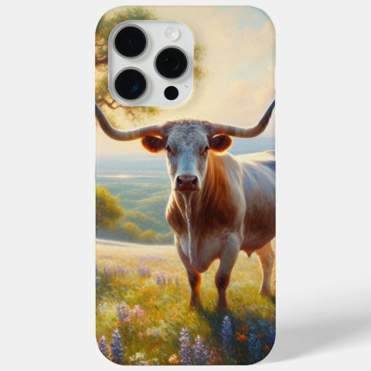 Spring Texas longhorn koe Case-Mate iPhone Case (Achterkant)