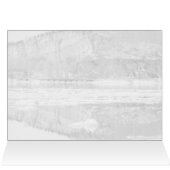 Spring Thaw Black en White (Binnen Horizontaal (Boven))