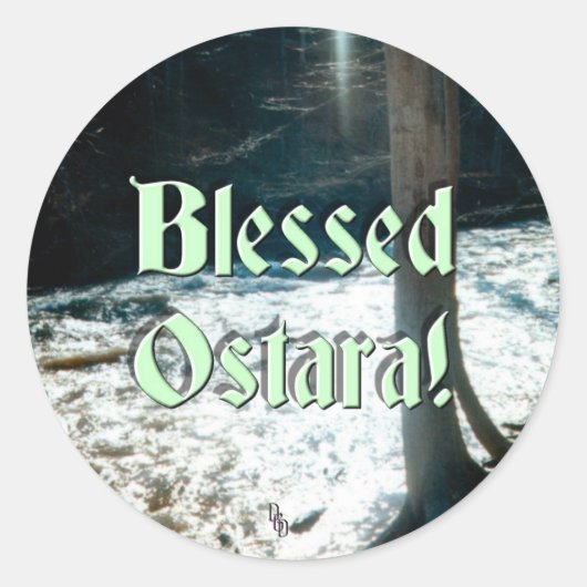 Spring Thaw Ronde Sticker (Voorkant)