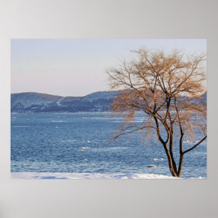 Spring Thaw, Steamboot Dock Poster