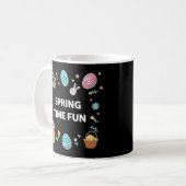 Spring Time Fun Flowers and Easter Eggs Coffee Mug (Devant gauche)