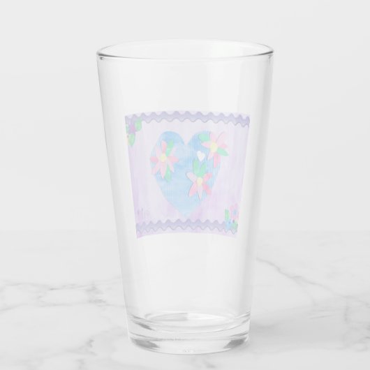 Spring Time Heart - Kinder kunst voor CHOC Glas (Achterkant)