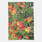 Spring Time Tulip Towel Theedoek (Verticaal)