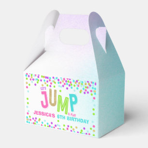 Spring Trampoline Birthday Party Supplies Decor Bedankdoosjes