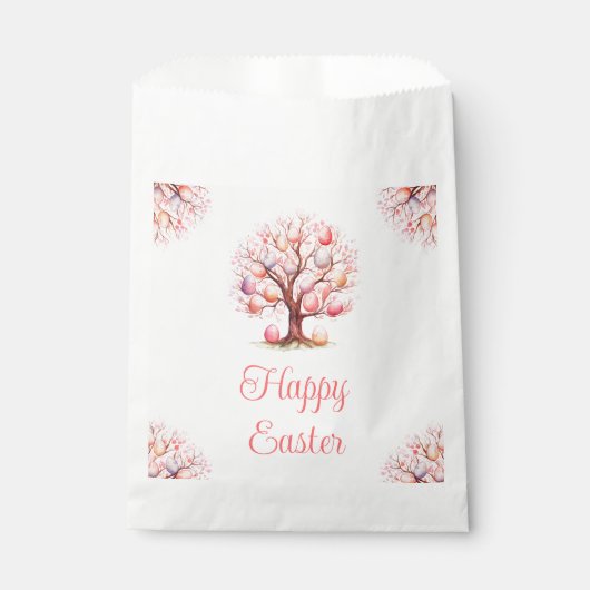 Spring Tree Easter Egg Hunt Bedankzakje (Voorkant)