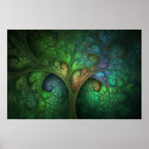 "Spring Tree" - Kunstafdrukken Poster