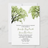 Spring Trees 2- Invitations de mariage (Devant)