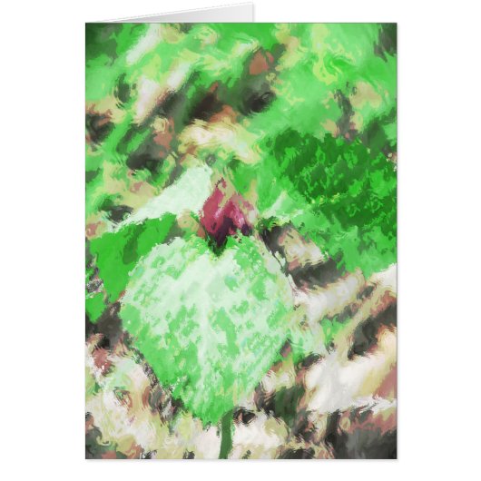 Spring Trillium WildflowerAll Occasions Greeting (Voorkant)