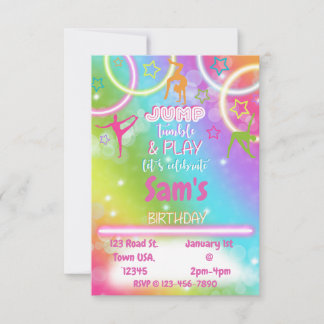 Spring, Tuimel en Verjaardagsfeest! RSVP Kaartje