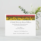 Spring Tulip Bridal Shower Invitation (Debout devant)
