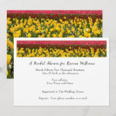 Spring Tulip Bridal Shower Invitation (Devant / Derrière)