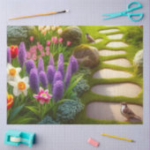 Spring Tulip Daffodils Hyacint Bloemen Tissue Papi Tissuepapier (Craft)