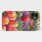 Spring Tulip Garden iPhone 5 Coque (Dos (Horizontal))