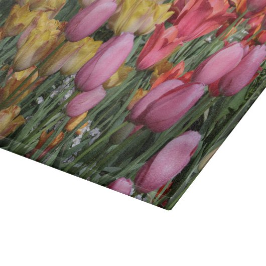 Spring Tulips Cutting Board Snijplank (Hoek)