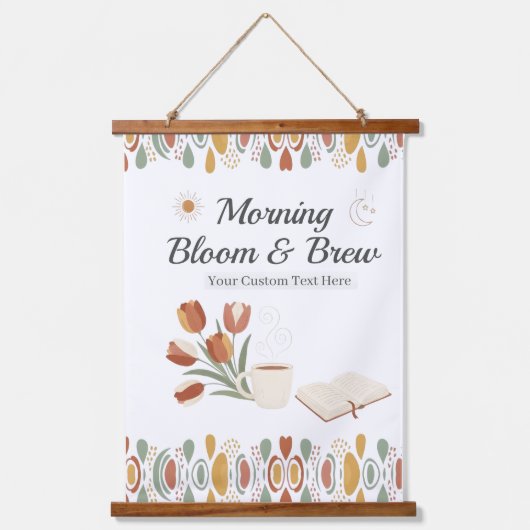 Spring Tulips Flowers Tapestry Hangend Wandkleed (Voorkant)