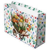 Spring Tulips  Groot Cadeauzakje (Achterkant Gekanteld)