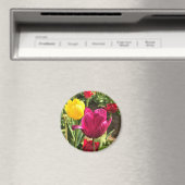 Spring Tulips (Oregon) Magneet (Insitu (Vaatwasser))