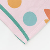 Spring Tulips Patroon Fleece Deken (Hoek)