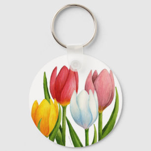 Spring Tulips Sleutelhanger