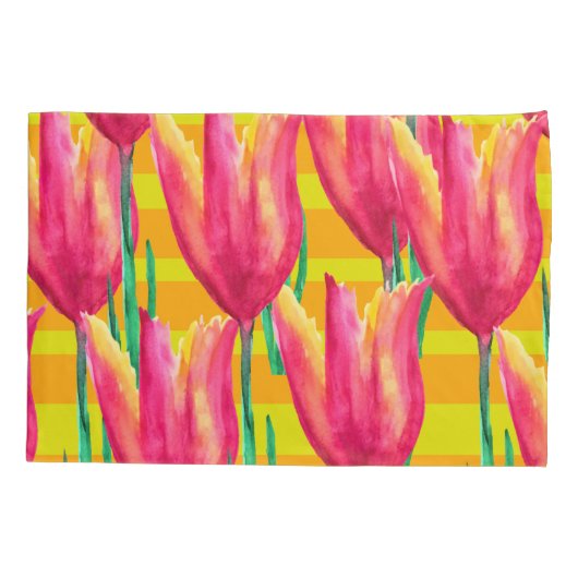 Spring Tulpen Kussensloop (Achterkant)