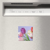 Spring Tulpen Magnet Magneet (Insitu (Vaatwasser))