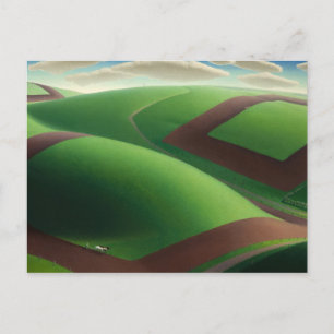 Spring Turning, 1936 by Grant Wood Briefkaart