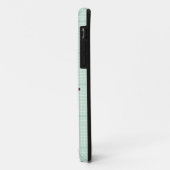 Spring uil, mint groen plaid border iPhone Case-Mate iPhone Case (Achterkant/links)