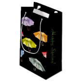 Spring Umbrellas Klein Cadeauzakje (Achterkant Gekanteld)