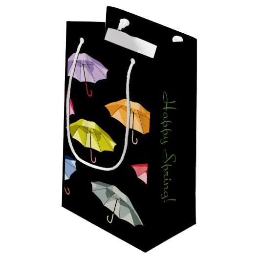 Spring Umbrellas Klein Cadeauzakje (Achterkant Gekanteld)