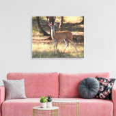 Spring Velvet canvas (Insitu (Woonkamer))