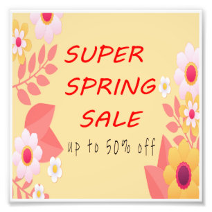 SPRING VERKOOP 50% UIT FOTO AFDRUK