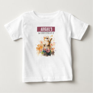 Spring Vibes Cat - 1e verjaardag T-shirt