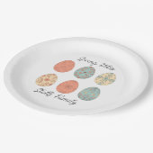 Spring Vibes - Gepersonaliseerde Paaspapier Bord w (Gekanteld)