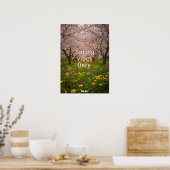 Spring Vibes Only - Spring Quote met aangepaste te Poster (Keuken)