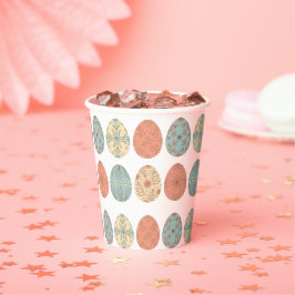 Spring Vibes - Paaspapier Cup met Bloemen Ei Pa Papieren Bekers