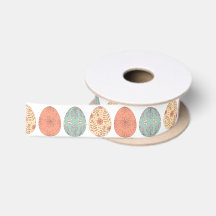 Spring Vibes - Paastribbon met handgetekende flora