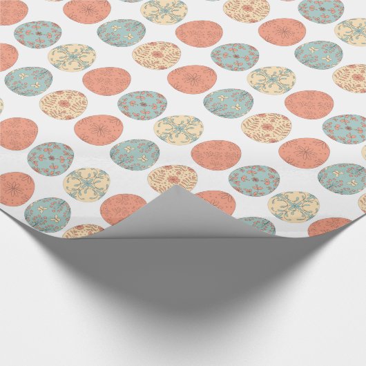 Spring Vibes - Paaswikkelpapier met Bloemen E Cadeaupapier (Hoek)