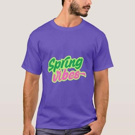 SPRING VIBES T-shirt (Voorkant)