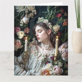 Spring Victoriaans Gothic 2025 Ontwerp 2 "Ophelia" Kaart