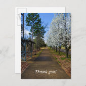 Spring Walk Briefkaart (Voorkant / Achterkant)