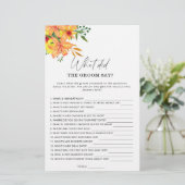 Spring Wat zei de groom tegen het bruidsspel? (Staand voorkant)