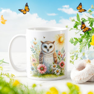 Spring Waterverf Uil - Kind Mok