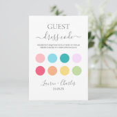 Spring Wedding Dress Code insert kaart (Staand voorkant)