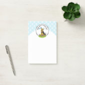 Spring Welsh Terrier Dog met Flowers - Cute Post-it® Notes (Kantoor)