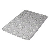 Spring White Rose Bath Mat (Gekanteld)