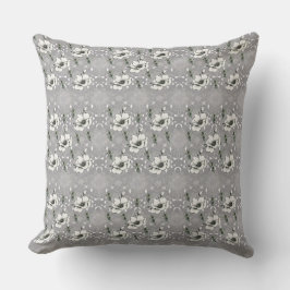 Spring White Rose Pillow Kussen