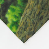 Spring Whitetail Fawn en moeder Deer Fleece Deken (Hoek)