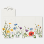 Spring Wild Flower Meadow Wedding Bedankdoosjes (Ongevouwen)