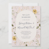 Spring Wildflower | Aankondiging van blush-uitlope (Voorkant)